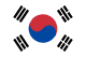 韩国队国旗，太极图案代表韩国国家足球队